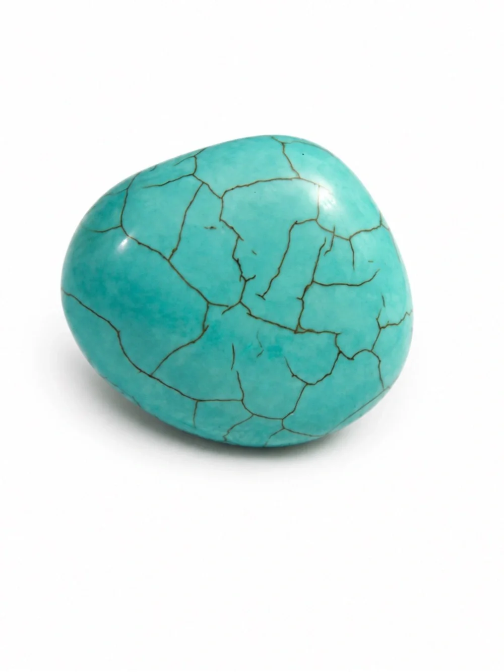 Turquoise-Inspired Dyed Howlite Ring Adjustable Exclusive NEW Plunder Prvt Label